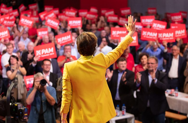 SPÖ-GewerkschafterInenn kämpfen Seite an Seite mit Pamela Rendi-Wagner